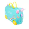 Kohver Trunki Una the Unicorn 4 ratast 18L Roosa Türkiissinine Kollane