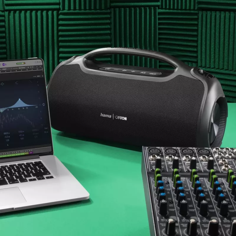 Partykõlar HAMA UltiMate Pro 120 W, juhtmevaba Bluetooth, veekindel, sisseehitatud aku, USB-C laadimine