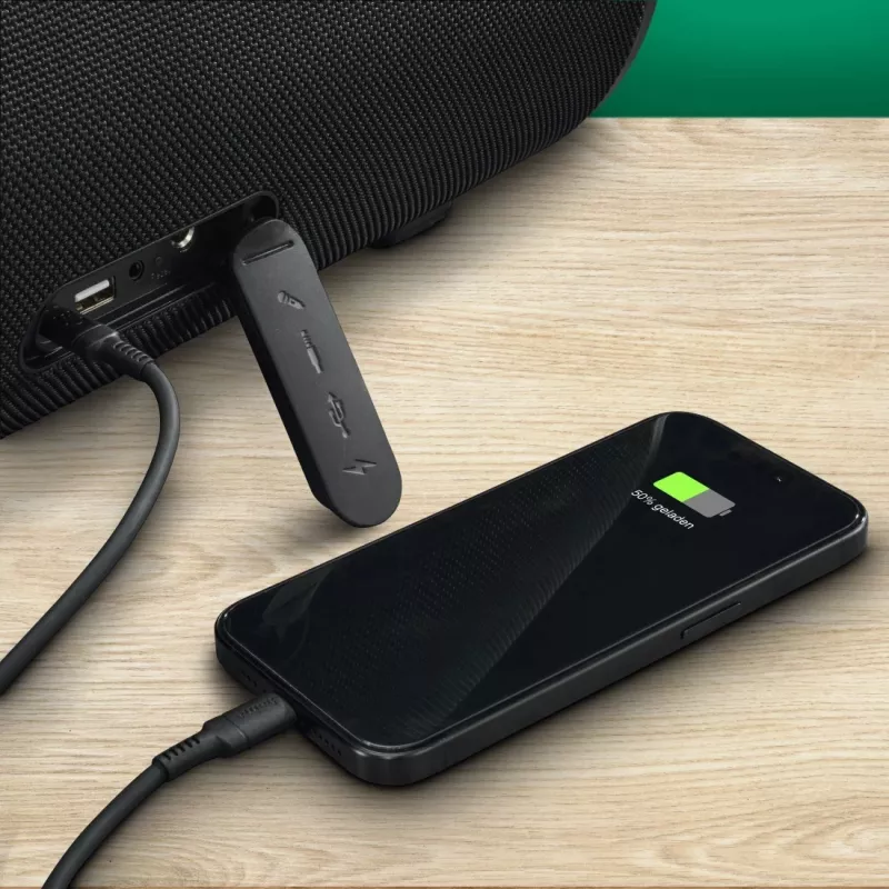 Partykõlar HAMA UltiMate Pro 120 W, juhtmevaba Bluetooth, veekindel, sisseehitatud aku, USB-C laadimine