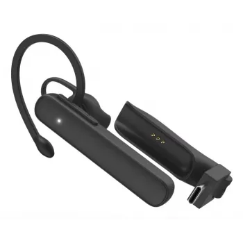 Hama MyVoice Station peakomplekt, juhtmeta, kõrvakinnitus, kontor/kõnekeskus, Bluetooth, must