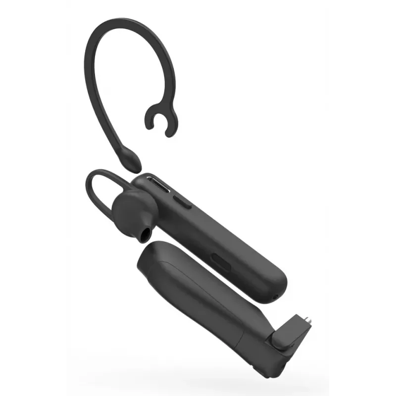 Hama MyVoice Station peakomplekt, juhtmeta, kõrvakinnitus, kontor/kõnekeskus, Bluetooth, must