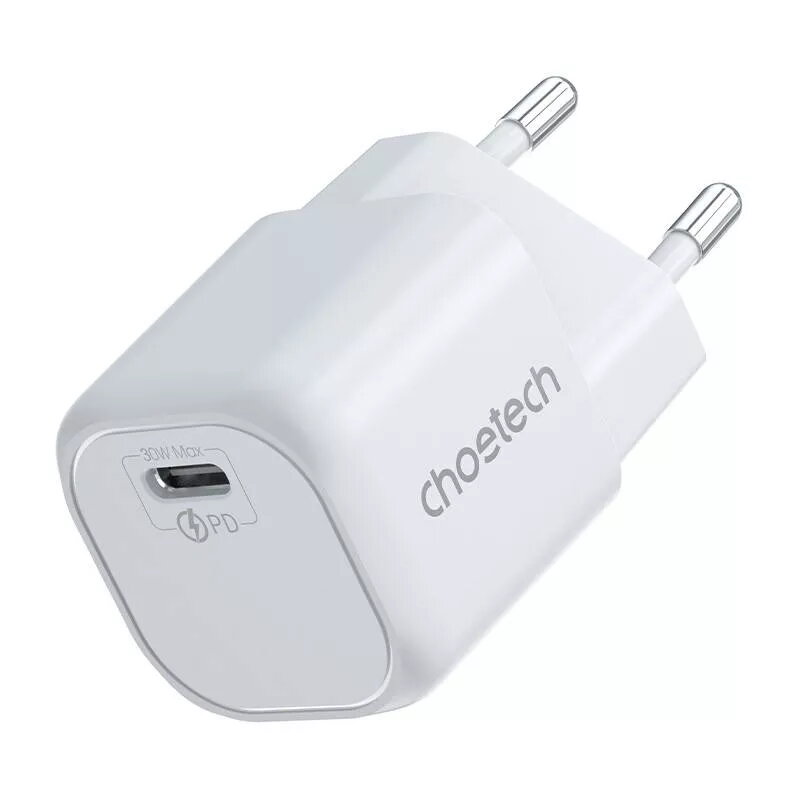 Laadija CHOETECH PD5007 30W USB-C Power Delivery kiirlaadimine telefonidele ja tahvelarvutitele