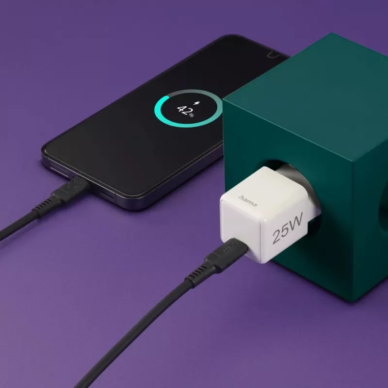 Hama 00201981 mobiilseadmete laadija Peakomplekt, Akupank, Nutitelefon, Tahvelarvuti Valge Vahelduvvool Kiirlaadimine Siseruumides