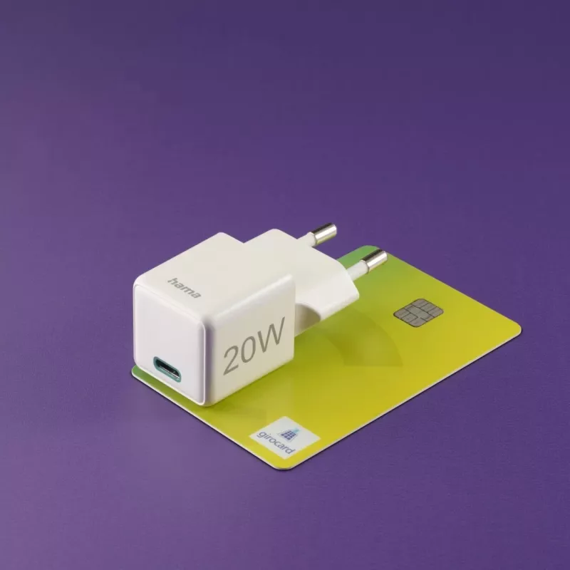 Siselaadur Hama 00201980 Kiirlaadimine Valge USB USB-C