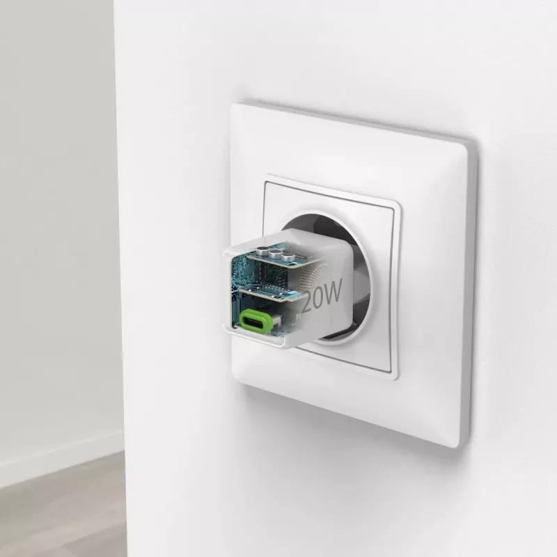 Siselaadur Hama 00201980 Kiirlaadimine Valge USB USB-C
