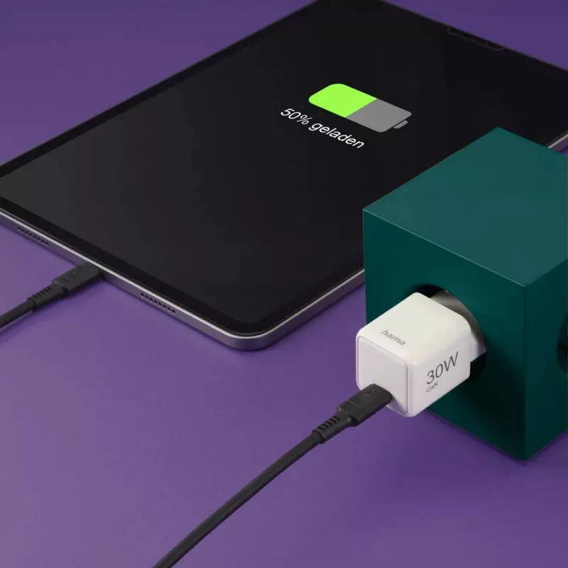 Hama 00201982 mobiilseadme laadija Nutitelefon, Tahvelarvuti Valge Vahelduvvool Kiirlaadimine Toasiseselt