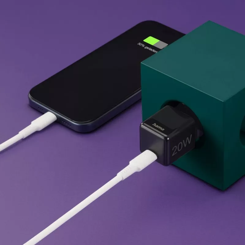 Hama 00201984 mobiilseadme laadija Nutitelefon Must Vahelduvvool Kiirlaadimine Siseruumidesse