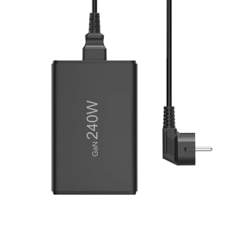 Laadimisjaam HAMA 201977, 240W kokku, 4× USB-C, 1× USB-A, must