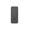 Laadimisjaam HAMA 201977, 240W kokku, 4× USB-C, 1× USB-A, must