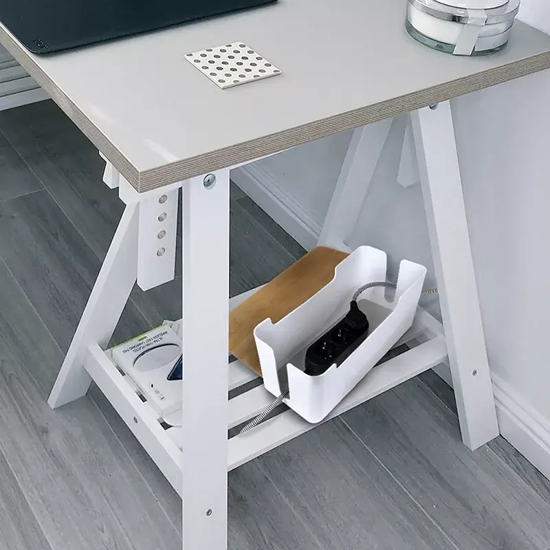 Pikendusjuhtme kate LogiLink KAB0075 bambuskaanega valge