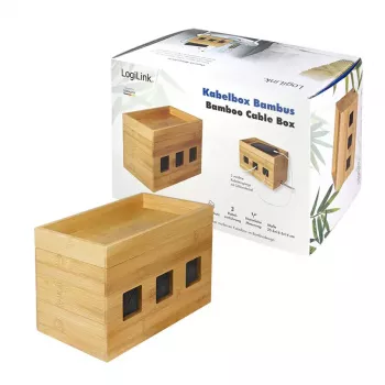 Pikendusjuhtme kate LogiLink KAB0076 Puit 140x255x165 mm