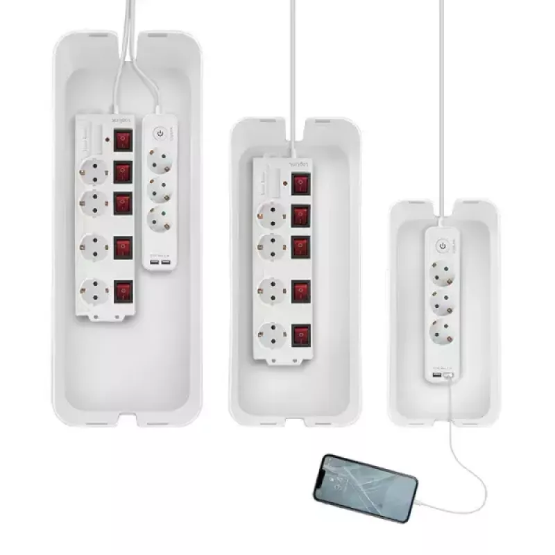 Kaablikast LogiLink KAB0078 Universal Valge 3 tk
