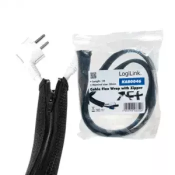 Kaablihülss LogiLink KAB0046 must