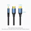 HDMI-kaabel Vention 8K 48Gbps HDMI 2.1 puuvillase punutisega isane-isane 1 m sinine alumiinium