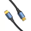 HDMI-kaabel Vention 8K 48Gbps HDMI 2.1 puuvillase punutisega isane-isane 1 m sinine alumiinium
