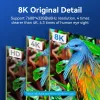 HDMI-kaabel Vention 8K 48Gbps HDMI 2.1 puuvillase punutisega isane-isane 1 m sinine alumiinium