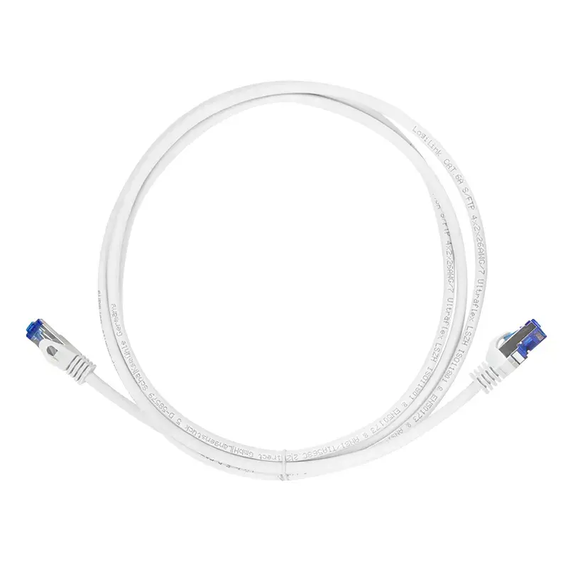Võrgukaabel LogiLink C6A081S RJ-45 Cat6a 7.5 m Valge