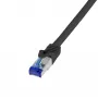 Võrgukaabel LogiLink C6A103S RJ-45 Cat6a 15 m must