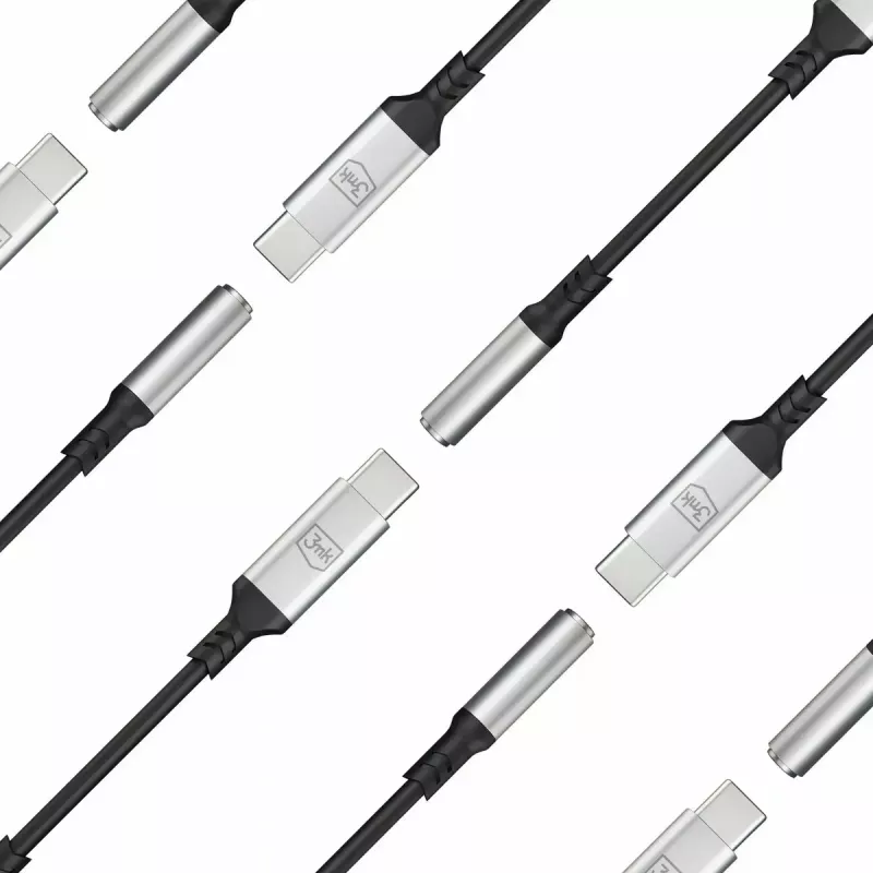 3,5 mm USB-kaabel 3MK 3,5 mm pesa 1 tk USB-C–3,5 mm pesa