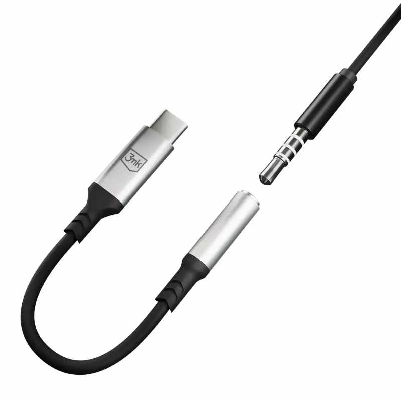 3,5 mm USB-kaabel 3MK 3,5 mm pesa 1 tk USB-C–3,5 mm pesa
