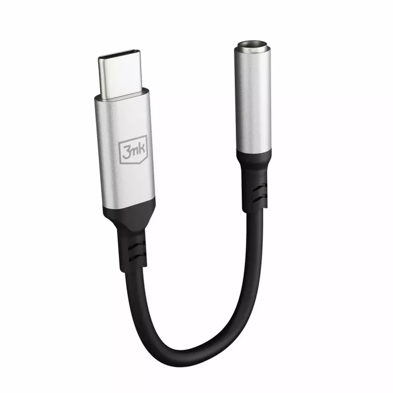 3,5 mm USB-kaabel 3MK 3,5 mm pesa 1 tk USB-C–3,5 mm pesa