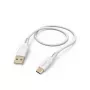 Hama Flexible USB-kaabel USB 2.0 1,5 m USB A USB C valge