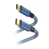 Hama Reflective USB-kaabel USB 2.0 1.5 m USB-C sinine