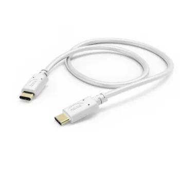 Hama laadimiskaabel, USB-C - USB-C, 1,5 m, valge