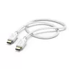 Hama laadimiskaabel, USB-C - USB-C, 1,5 m, valge