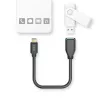 Hama 00201605 USB-kaabel USB 3.2 Gen 1 (3.1 Gen 1) 0,15 m USB-C USB-A Must