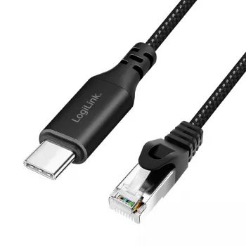 Võrgukaabel LogiLink CU0410 RJ-45 Cat6 1 m Must