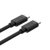 USB-C–USB-C kaabel Unitek Y-C477BK01-2M, USB 3.2 Gen 1, 2 m, 5 Gbit/s, PD 60 W, must