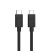 USB-C–USB-C kaabel Unitek Y-C477BK01-2M, USB 3.2 Gen 1, 2 m, 5 Gbit/s, PD 60 W, must