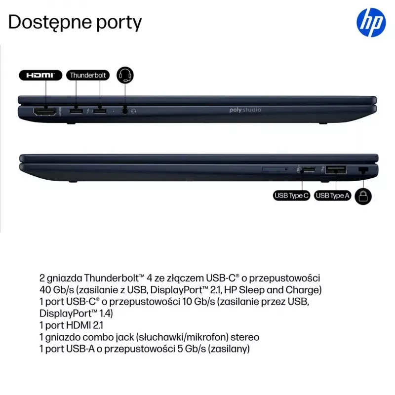 Sülearvuti HP EliteBook X Flip G1i 14 7 32GB 512GB Win11Pro