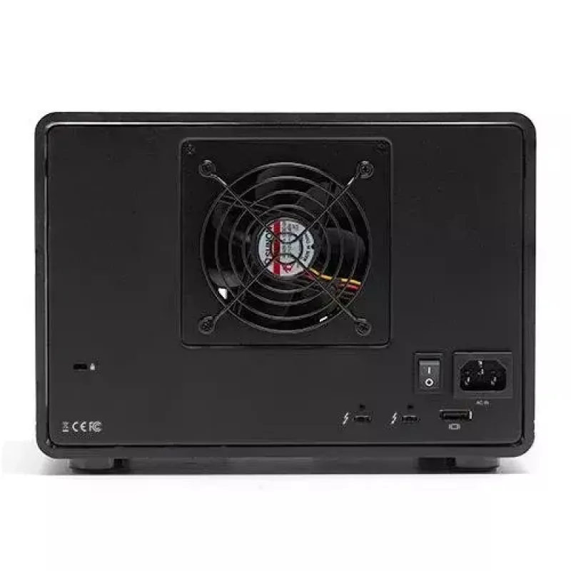 OWC ThunderBay 8 kettamassiiv töölauale must 8 draivi HDD SSD