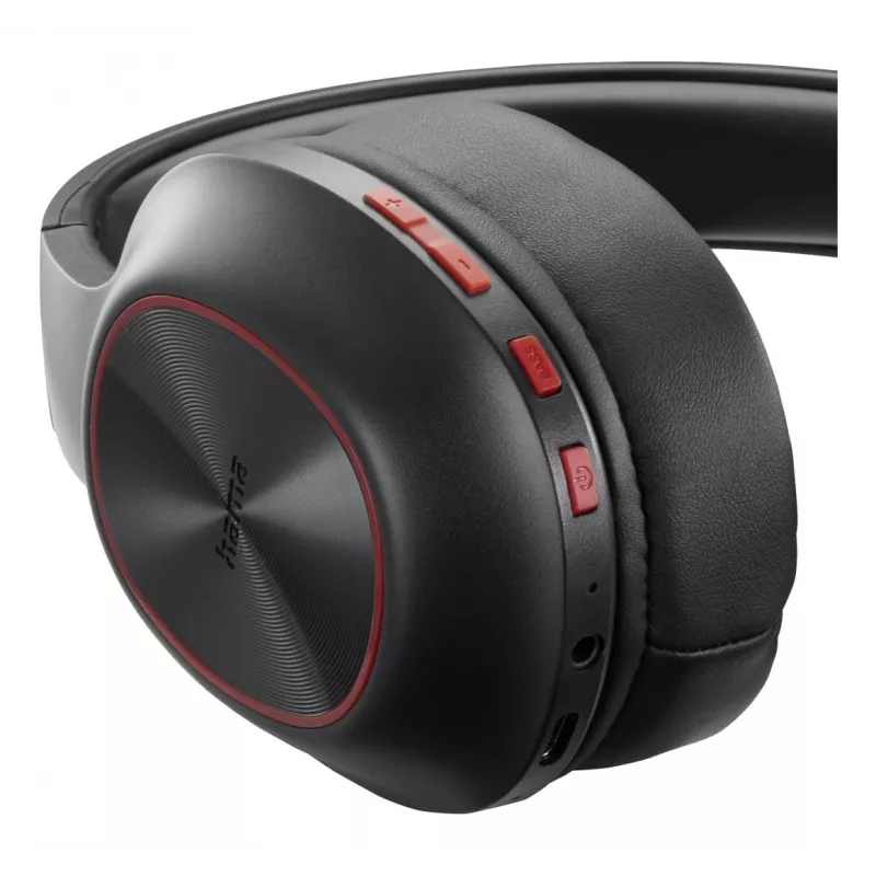 Hama Spirit Calypso III Peakomplekt Juhtmevaba Peavõru Kõned/Muusika Bluetooth Must, Punane