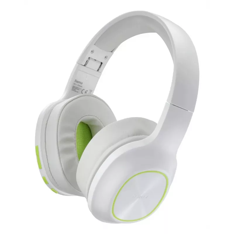 Hama Spirit Calypso III peakomplekt, juhtmevaba, peapael, kõned/muusika, Bluetooth, roheline, valge