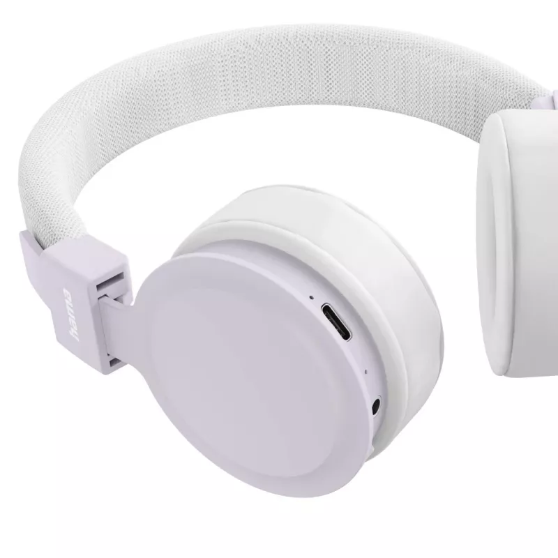 Hama Freedom Lit III Peakomplekt Juhtmevaba Peavõru Kõned/Muusika USB USB-C Bluetooth Lilla, Valge
