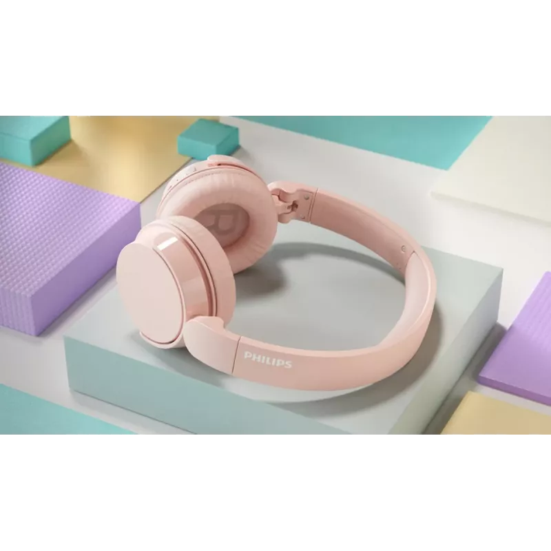 Philips 4000 seeria TAH4209PK/00 kõrvaklapid/peakomplekt Juhtmevaba Peavõru Kõne/Muusika Bluetooth Roosa