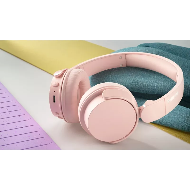 Philips 4000 seeria TAH4209PK/00 kõrvaklapid/peakomplekt Juhtmevaba Peavõru Kõne/Muusika Bluetooth Roosa