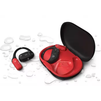 Philips 6000 seeria TAA6709BK/00 kõrvaklapid/kõrvaklappide komplekt True Wireless Stereo (TWS) Ear-hook spordikõrvaklapid Bluetooth must, punane