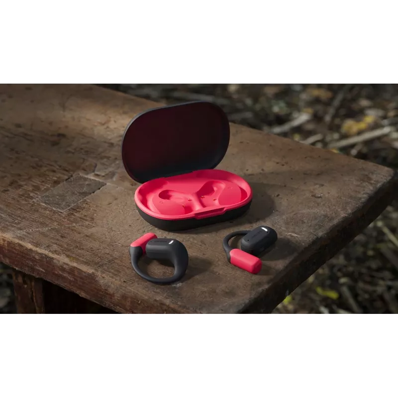 Philips 6000 seeria TAA6709BK/00 kõrvaklapid/kõrvaklappide komplekt True Wireless Stereo (TWS) Ear-hook spordikõrvaklapid Bluetooth must, punane