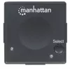 Manhattan HDMI-lüliti 2-pordiline, 1080p, ühendab ×2 HDMI-allikat ×1 ekraaniga, automaatne ja käsitsi lülitus (nupu kaudu), välist toidet pole vaja, must, kolmeaastane garantii