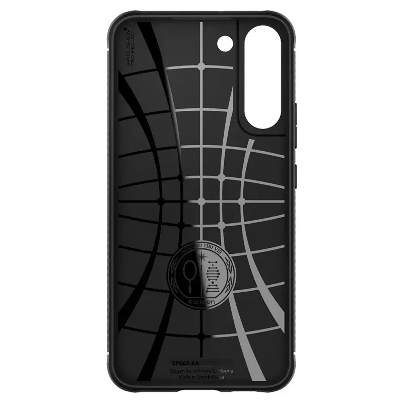Spigen Rugged Armor mobiiltelefoni ümbris must Galaxy S22 6.1 tolli