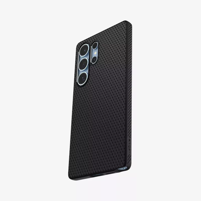 Spigen Galaxy S25 Ultra ümbris Liquid Air matt must kate Samsung Galaxy S25 Ultra 6,9-tollisele