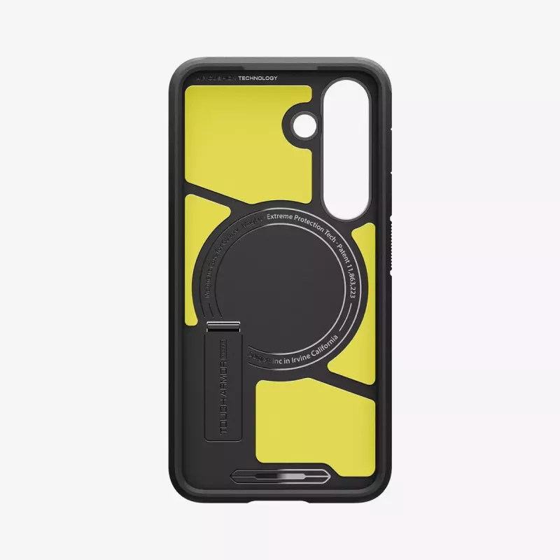 Spigen Galaxy S25 ümbris Tough Armor AI must kate lauajalaga