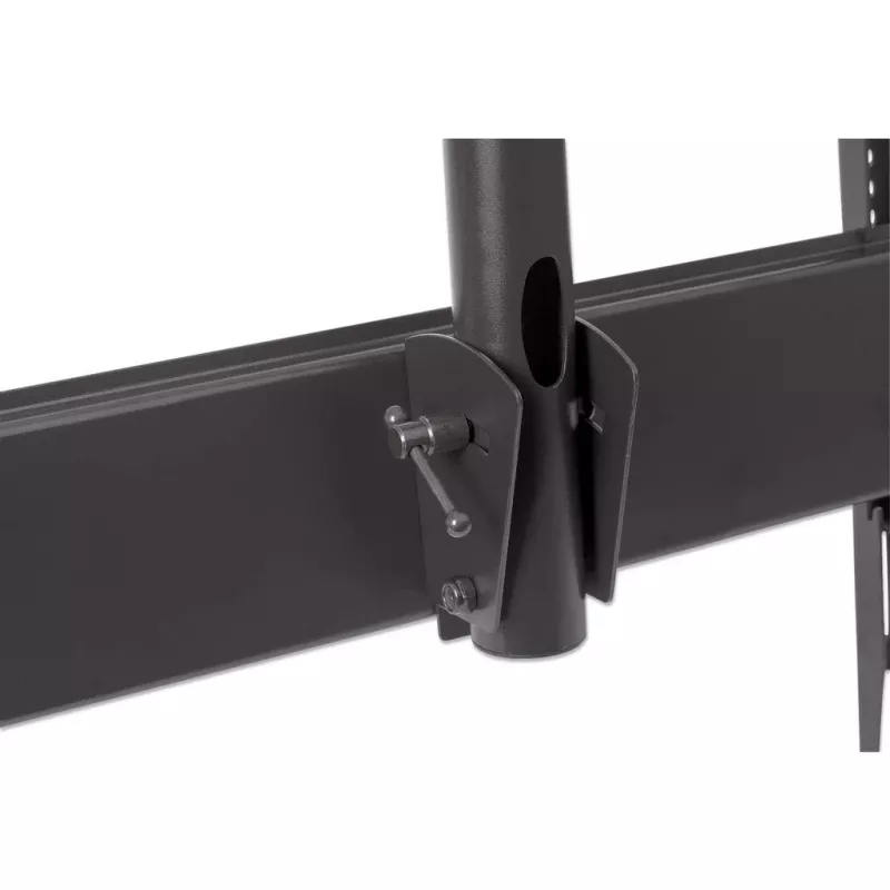 Manhattan Laekinnitus teleritele ja kuvaritele, Ekraanile: 37 inch kuni 75 inch, Reguleeritav kõrgus: 105-156 cm, VESA ühilduvus: kõik 200x200 kuni 800x400 mm vahel - kontrolli nelja kinnitusava mõõtmeid ekraani tagaküljel, et tagada sobivus, Maksimaalselt 50 kg, LFD, Kinnitusklamber