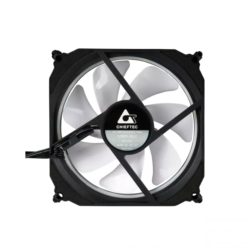 Chieftec CF-3012-RGB arvutijahutussüsteem Arvutikorpuse ventilaator 12 cm Must