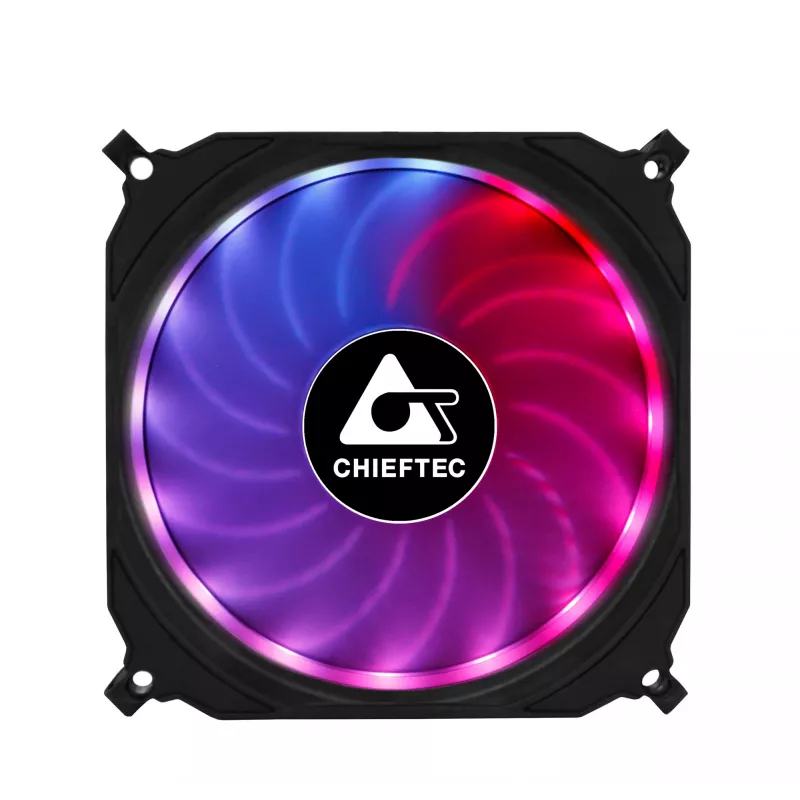Chieftec CF-3012-RGB arvutijahutussüsteem Arvutikorpuse ventilaator 12 cm Must
