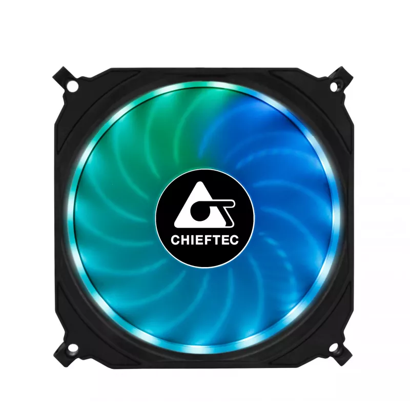 Chieftec CF-3012-RGB arvutijahutussüsteem Arvutikorpuse ventilaator 12 cm Must